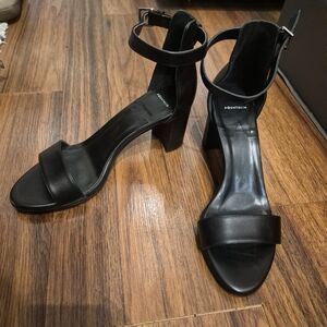 Aquatalia Elegant Black Block Heels